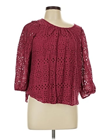 LC Lauren Conrad 3/4 Sleeve Blouse (view 1)