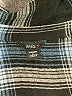 Intro Plaid Black 3/4 Sleeve Button-Down Shirt Size L - photo 7