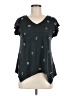 Bobeau Gray Short Sleeve Top Size M - photo 1