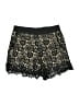 Monteau 100% Polyester Floral Black Shorts Size S - photo 1