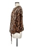 MICHAEL Michael Kors Brown 3/4 Sleeve Blouse Size M - photo 5