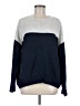 Vince Camuto Color Block Blue Pullover Sweater Size M - photo 1