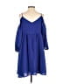 Moulinette Soeurs 100% Polyester Solid Blue Casual Dress Size M - photo 2
