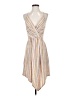 BCBGeneration Stripes Tan Casual Dress Size XS - photo 1