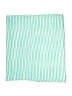 Unbranded 100% Polyester Stripes Teal Scarf One size - photo 2