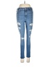 Hollister Hearts Blue Jeans Size 7s - photo 1