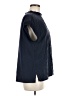 Athleta 100% Silk Blue Short Sleeve Turtleneck Size M - photo 4