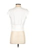 Naked Zebra Ivory Short Sleeve Top Size S - photo 2