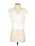 Naked Zebra Ivory Short Sleeve Top Size S - photo 1