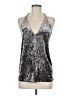Zara Silver Sleeveless Top Size M - photo 1