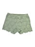 Saks Fifth Avenue 100% Polyester Paisley Green Shorts Size M - photo 1