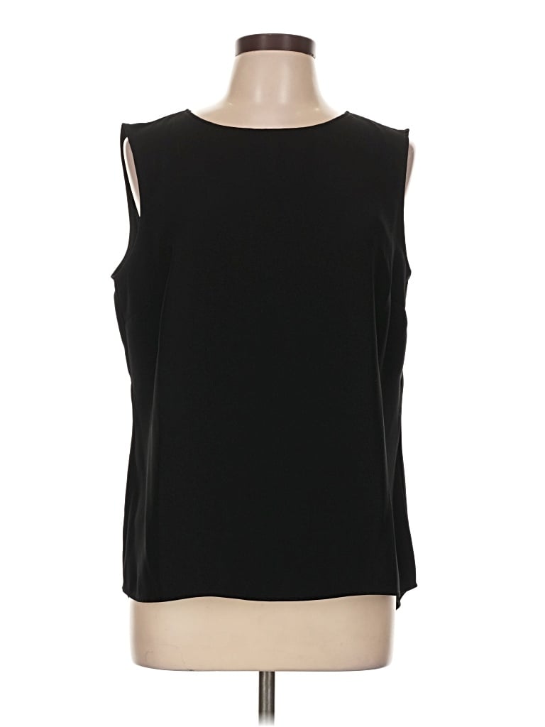 Pre-owned Nine West Sleeveless Blouse In Black