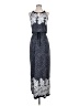 En Focus Studio Print Blue Casual Dress Size 4 - photo 1