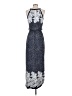 En Focus Studio Print Blue Casual Dress Size 4 - photo 2