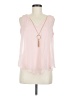 Thalia Sodi 100% Polyester Pink Sleeveless Blouse Size M - photo 1