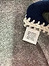 Johnny Was Chevron-herringbone Blue Wool Pullover Sweater Size XL - photo 8