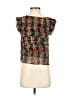 Lily White Black Green Short Sleeve Blouse Size S (estimated) - photo 1