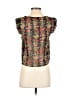 Lily White Black Green Short Sleeve Blouse Size S (estimated) - photo 2