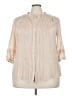 Indigo Rose Ivory 3/4 Sleeve Blouse Size 2X - photo 1