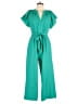 Calvin Klein Solid Teal Jumpsuit Size 8 - photo 1