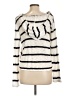 Splendid Stripes Ivory Pullover Sweater Size L - photo 2