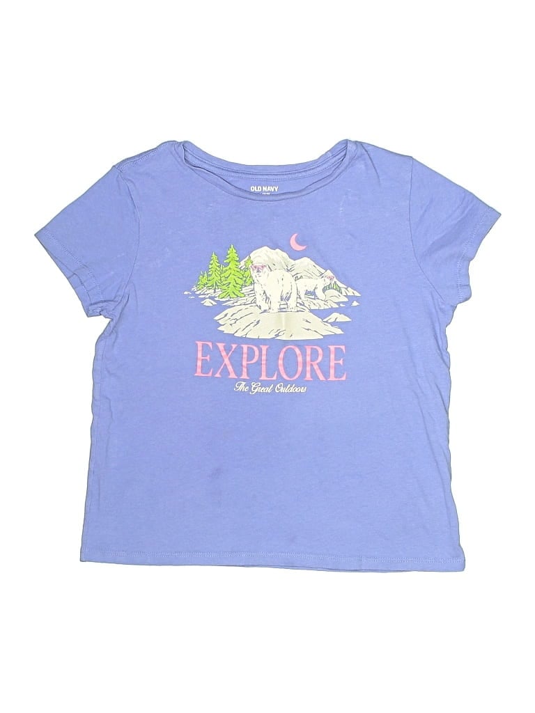 Pre-owned Old Navy Kids' Short Sleeve T-shirt In Blue