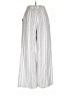Sienna Sky Stripes Silver Casual Pants Size M - photo 2