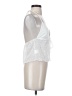 Unbranded Silver Sleeveless Blouse Size S - photo 4
