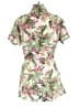 Victoria's Secret Tropical Multi Color Green Romper Size M - photo 2