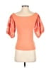 Free People Orange Short Sleeve Top Size XS - photo 1