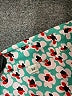 Unbranded Print Teal Short Sleeve Blouse Size M - photo 7