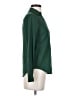 Ann Taylor 100% Polyester Green Long Sleeve Blouse Size XXS (petite) - photo 4