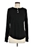 Moshu Black Long Sleeve Top Size M - photo 1