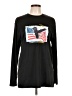 Unbranded 100% Polyester Black Long Sleeve T-Shirt Size L - photo 1
