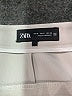 Zara Solid Gray Dress Pants Size S - photo 4