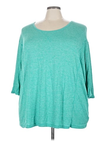 Danskin Now 3/4 Sleeve T-Shirt (view 1)