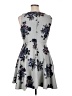 Elle Floral Gray Casual Dress Size 16 - photo 2
