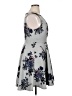 Elle Floral Gray Casual Dress Size 16 - photo 4