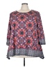 Ruby Rd. 100% Polyester Purple 3/4 Sleeve Blouse Size 3X - photo 1