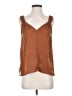 DKNY Brown Sleeveless Blouse Size S - photo 1