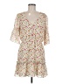 Lost + Wander 100% Polyester Floral Ivory Casual Dress Size M - photo 1