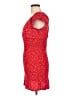 No Boundaries 100% Rayon Red Cocktail Dress Size L - photo 5