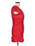 No Boundaries 100% Rayon Red Cocktail Dress Size L - photo 4
