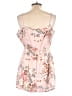 Shein 100% Polyester Floral Pink Romper Size L - photo 2