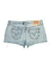 Levi's 100% Cotton Blue Denim Shorts Size 28 waist - photo 2