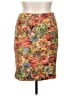 Talbots Print Orange Casual Skirt Size 14 Petite - photo 1
