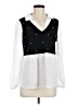 Absolutely Famous Stars White Sleeveless Blouse Size M - photo 1