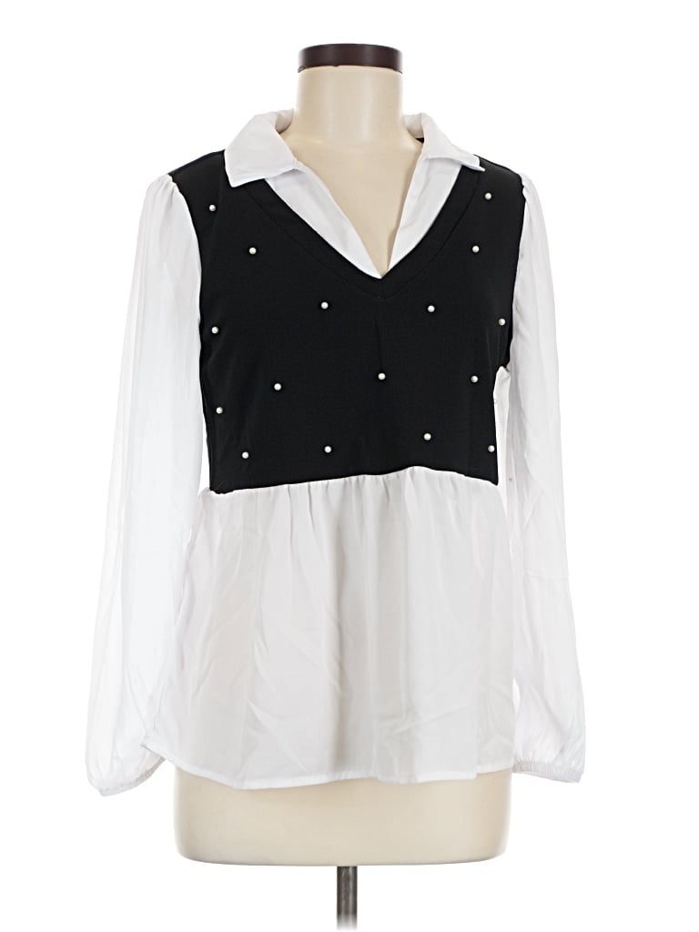 Pre-owned Absolutely Famous Sleeveless Blouse In White