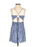 Cider 100% Rayon Print Blue Casual Dress Size XS - photo 2