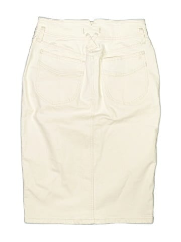 Madewell Denim High-Waist Midi Skirt in Vintage Canvas Wash: Western Edition (view 2)